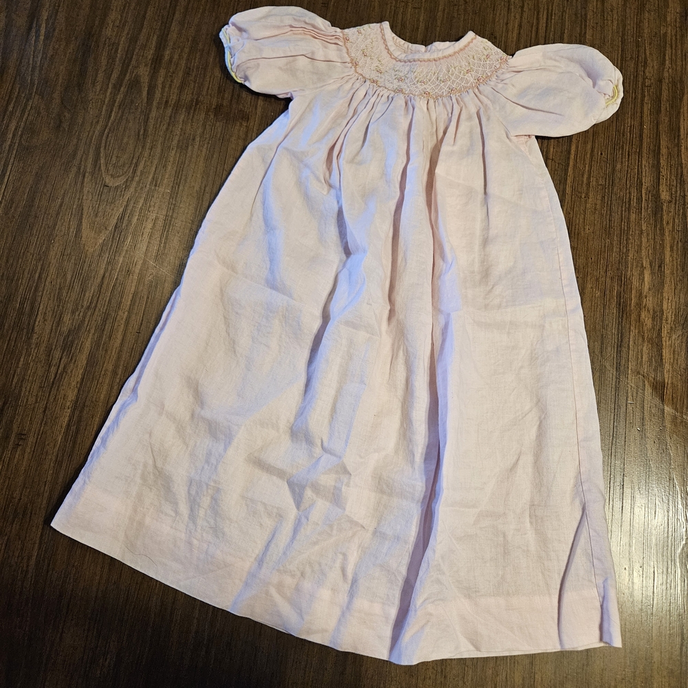 Zuccini Smock Floral Pink Kids Casual Dress Size 6
